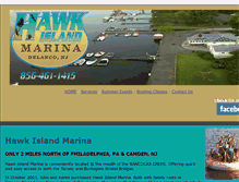 Tablet Screenshot of hawkislandmarina.net